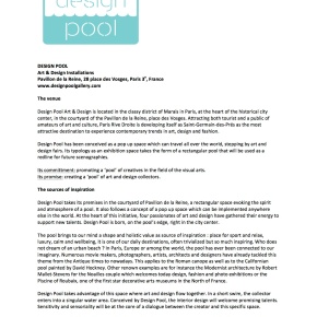 Design Pool / Press Release (EN)
